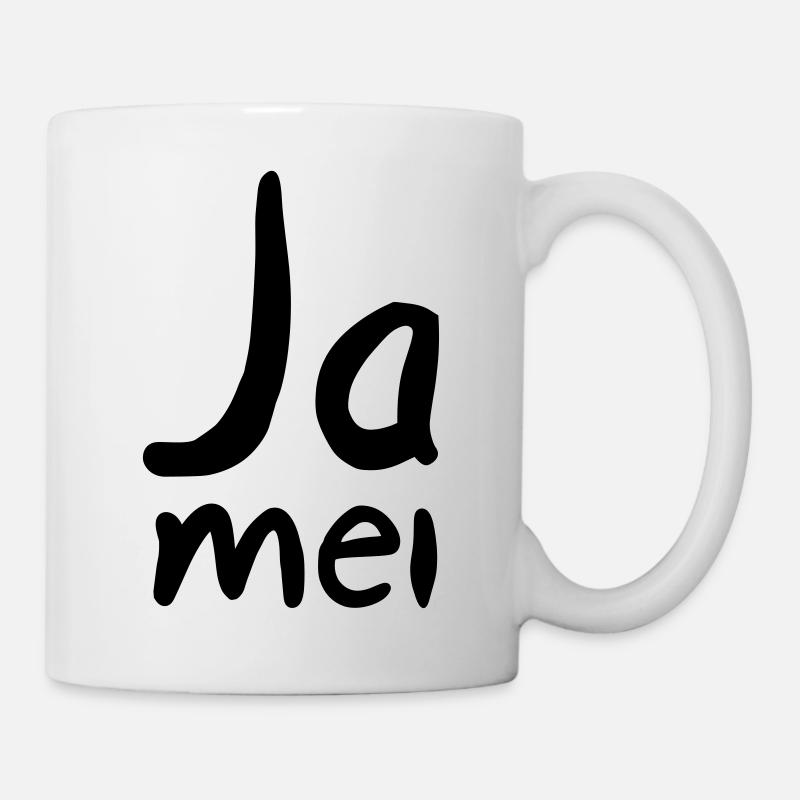 Ja mei - Tasse - Weiß