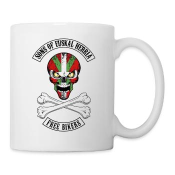 Basques Bikers - Mug blanc - blanc - Droite