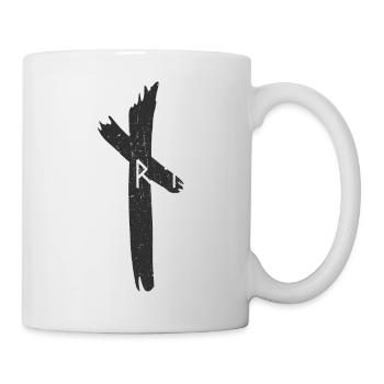 Nord Nord Vikings Runes Valhalla Odin - Mug blanc - blanc - Droite