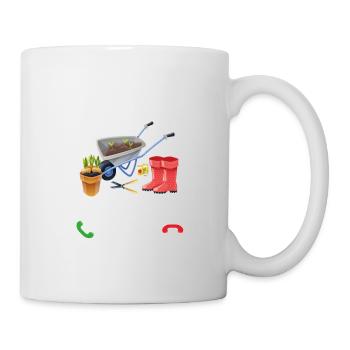 Le jardinage M'appelle Cadeau Amoureux Jardinage - Mug blanc - blanc - Droite