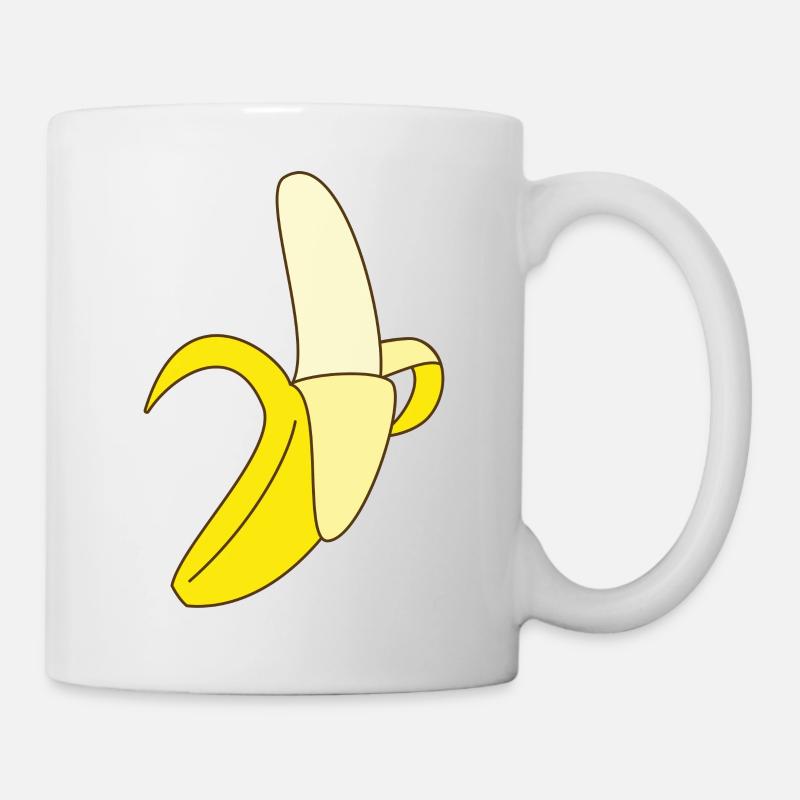 Banane - Tasse - Weiß