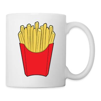 Frites - Mug blanc - blanc - Droite