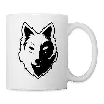 wolf - Tasse - Weiß - Rechts