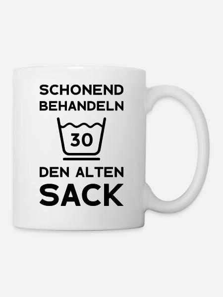 30. GEBURTSTAG 1993 SCHONEND BEHANDELN 30 JAHRE - Tasse - Weiß