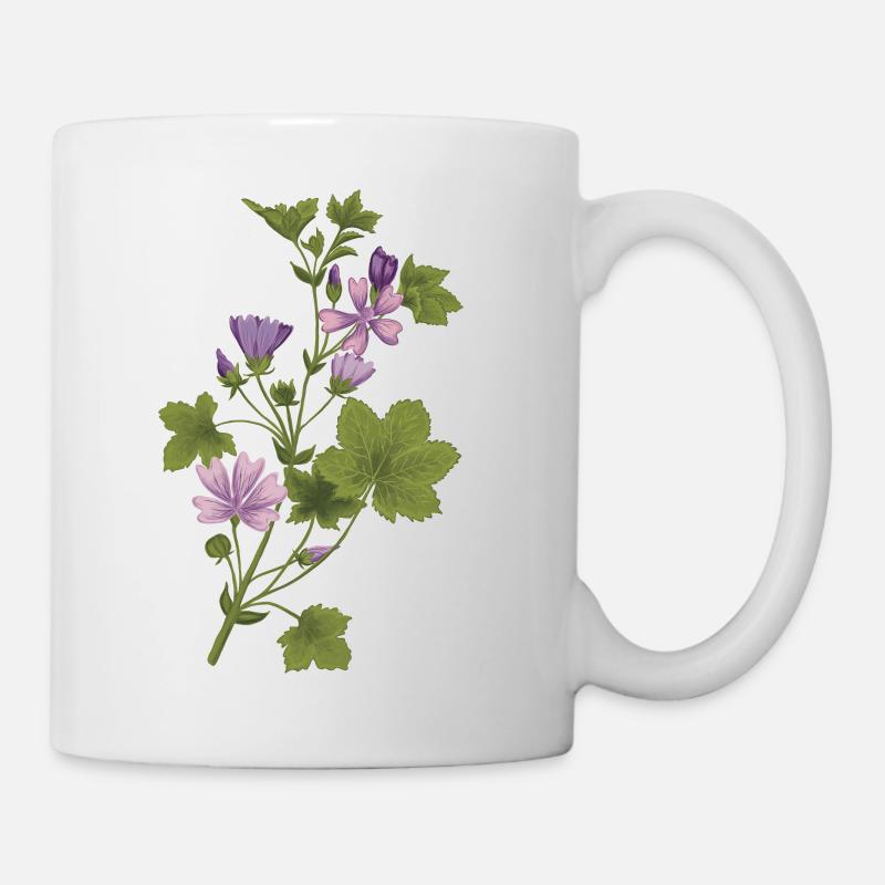 Mauve sauvage - Mug blanc - blanc