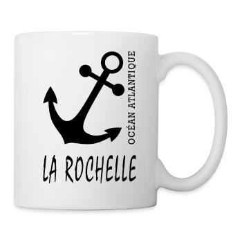 Ancre La Rochelle - Mug blanc - blanc - Droite