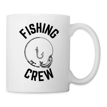 Fishing Crew - Angelteam- Angeln - Tasse - Weiß - Rechts
