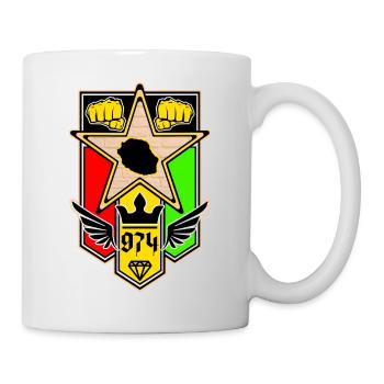 974 Réunion DOM TOM Design 2 - Mug blanc - blanc - Droite