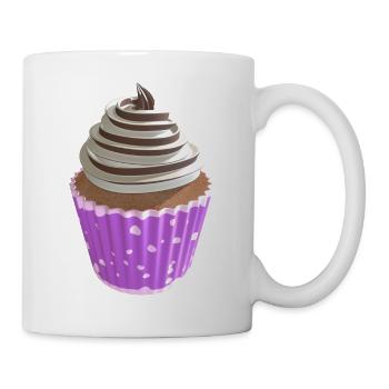 Cupcake Vanilla and Chocolate - Mug - white - Right