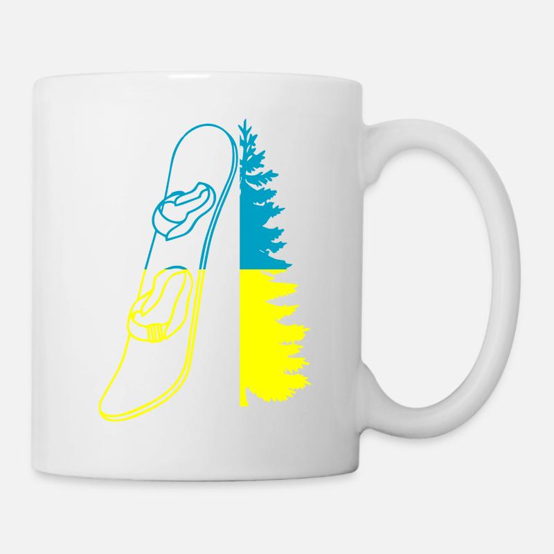 Snowboard Snowboarder - Mug blanc - blanc