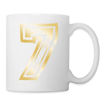 7 Number Gold - Mug - white - Right