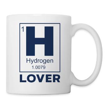Wasserstoff Liebhaber Hydrogen Brennstoffzelle - Tasse - Weiß - Rechts