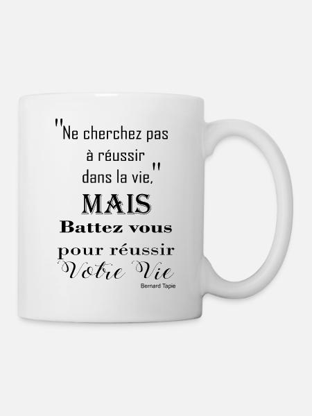 Bernard Tapie - Mug blanc - blanc