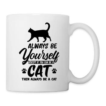 Is a Cat - Tasse - Weiß - Rechts