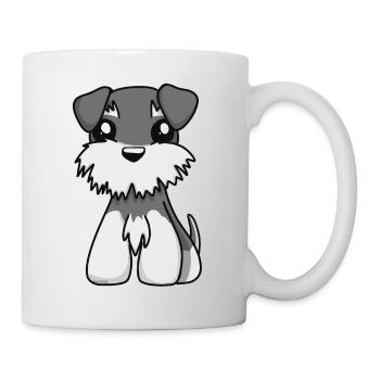 Schnauzer 1 - Tasse - Weiß - Rechts
