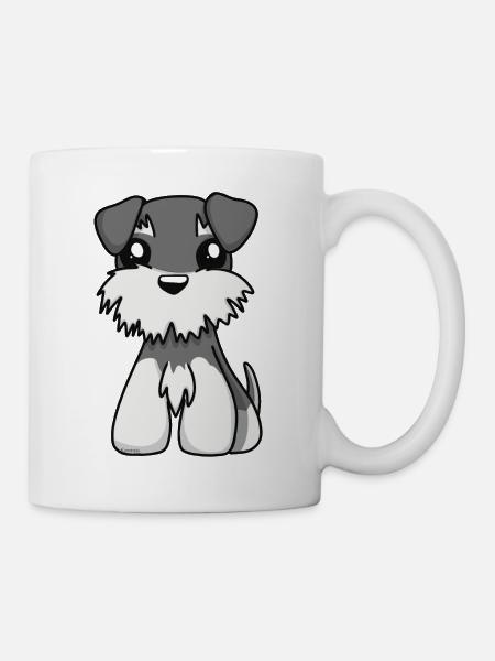 Schnauzer 1 - Mug blanc - blanc