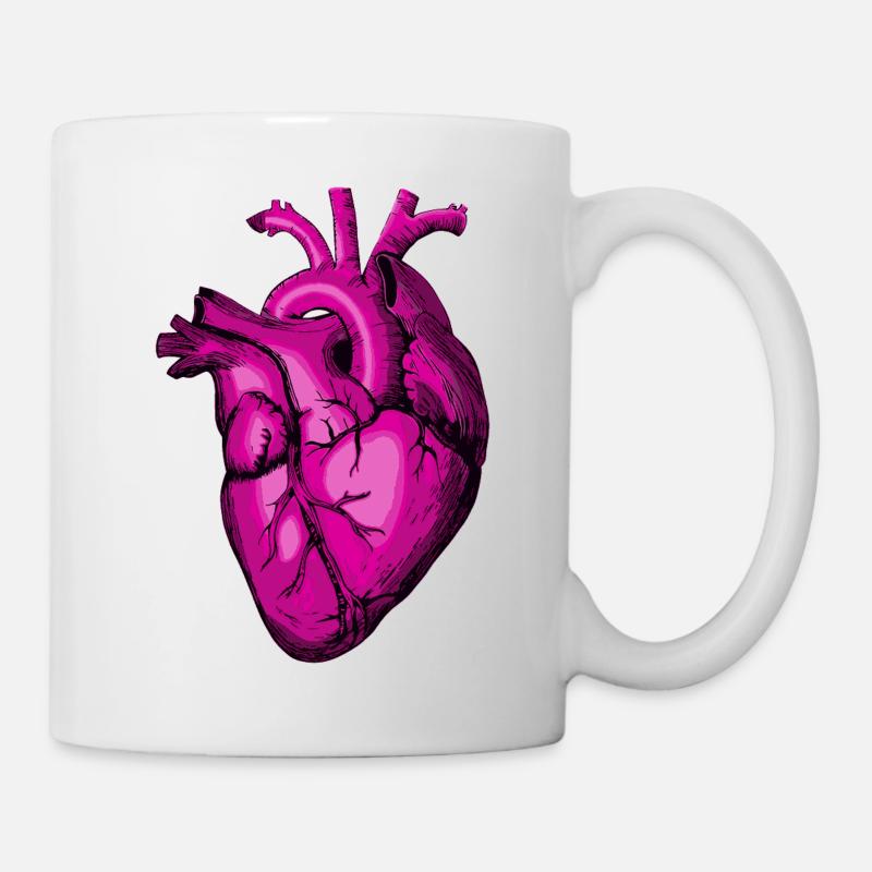Rosarot und in Liebe! - Tasse - Weiß