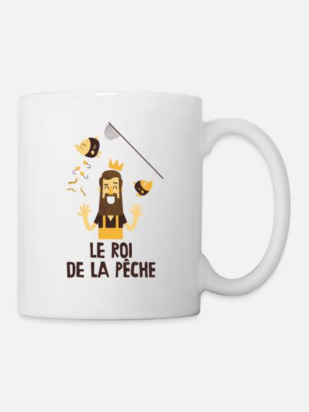 Le roi de la pêche - Mug blanc - blanc