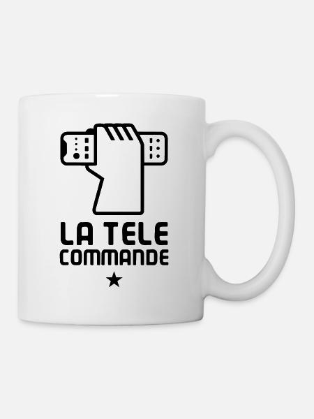 la telecommande - Mug blanc - blanc