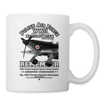 Squadron 303 Hawker Hurricanes - polish air force - Mug blanc - blanc - Droite