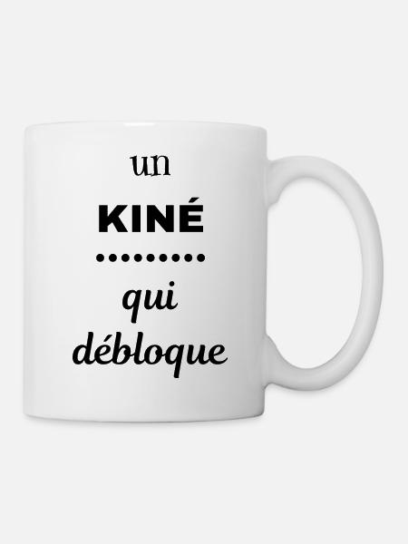 Un kiné qui débloque cadeau humour médecin - Mug blanc - blanc