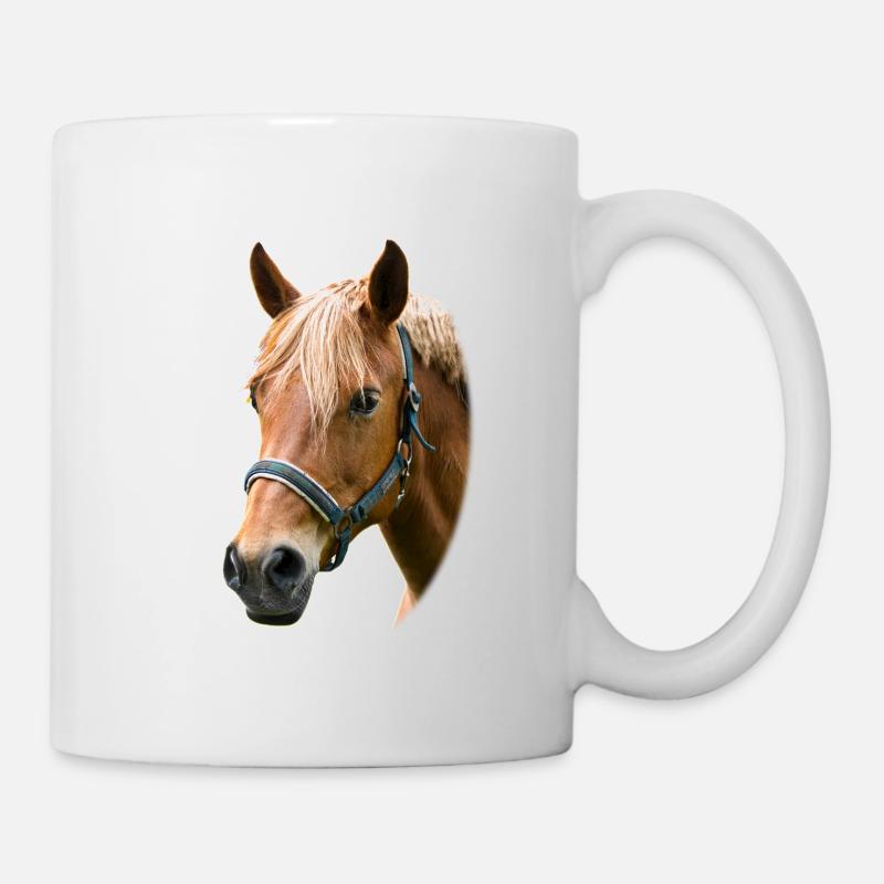 Cheval. Cheval. - Mug blanc - blanc