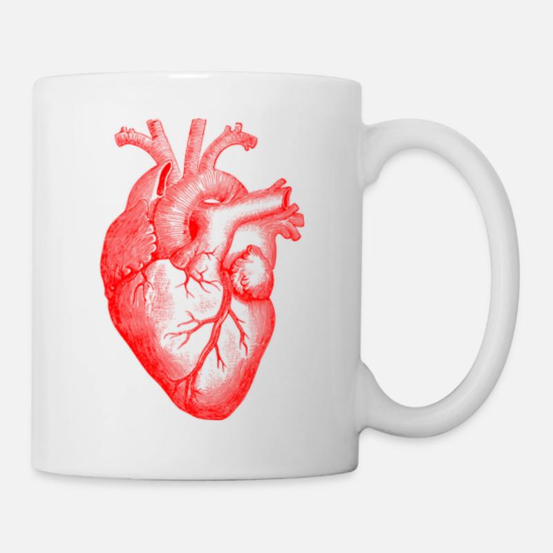 Cœur Design de mode - Mug blanc - blanc