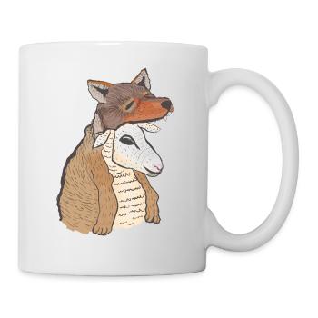 Schaf im Wolfspelz - Tasse - Weiß - Rechts