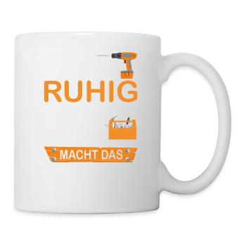 Bleib ruhig - der Opa macht das schon - Tasse - Weiß - Rechts