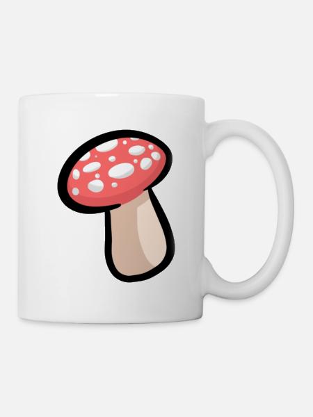 Champignon - Mug blanc - blanc
