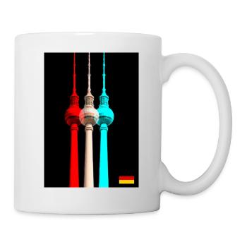 Berliner Fernsehturm - Tasse - Weiß - Rechts