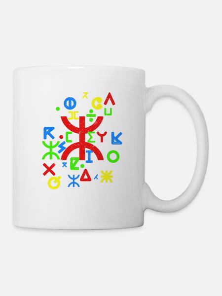 TIFINAGH AMAZIGH ALPHABETBERBERE - Mug - white