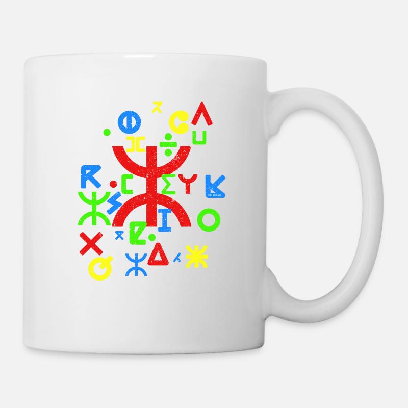 TIFINAGH AMAZIGH ALPHABETBERBERE - Mug - white