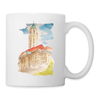 Rathaus Spandau von Berlin by Art_Klex_Berlin - Tasse - Weiß - Rechts