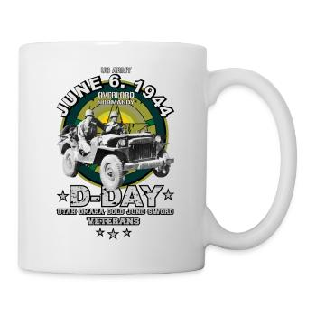 D-DAY Veterans Legendary Willys US ARMY - Mug blanc - blanc - Droite