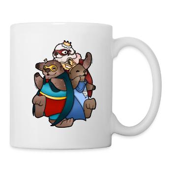 TAZZ TALKS | Fourronneurs - Mug blanc - blanc - Droite