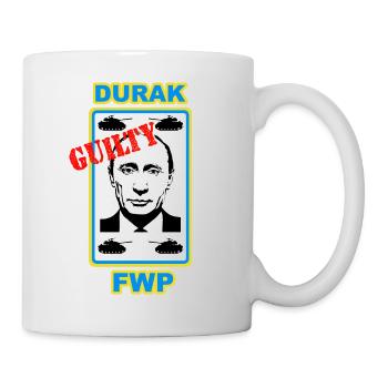Anti Putin / Support Ukraine / Fuck Putin - Mug - white - Right