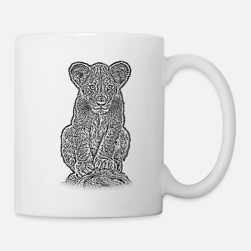 Eva's Lion Cub - beidseitig - Tasse - Weiß