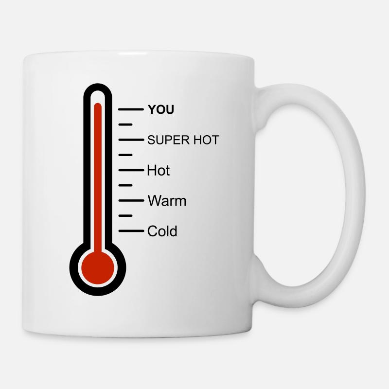 Thermomètre - Mug blanc - blanc