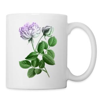 Rose - Tasse - Weiß - Rechts