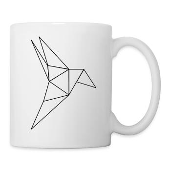Hummingbird Origami Bird - Mug - white - Right