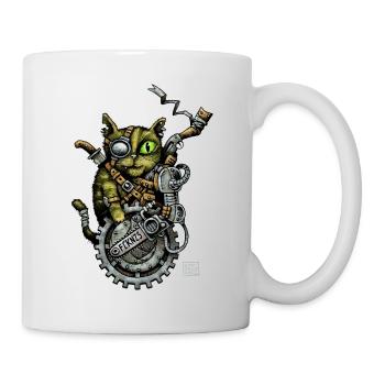 STEAMCATPUNX 01 - Tasse - Weiß - Rechts