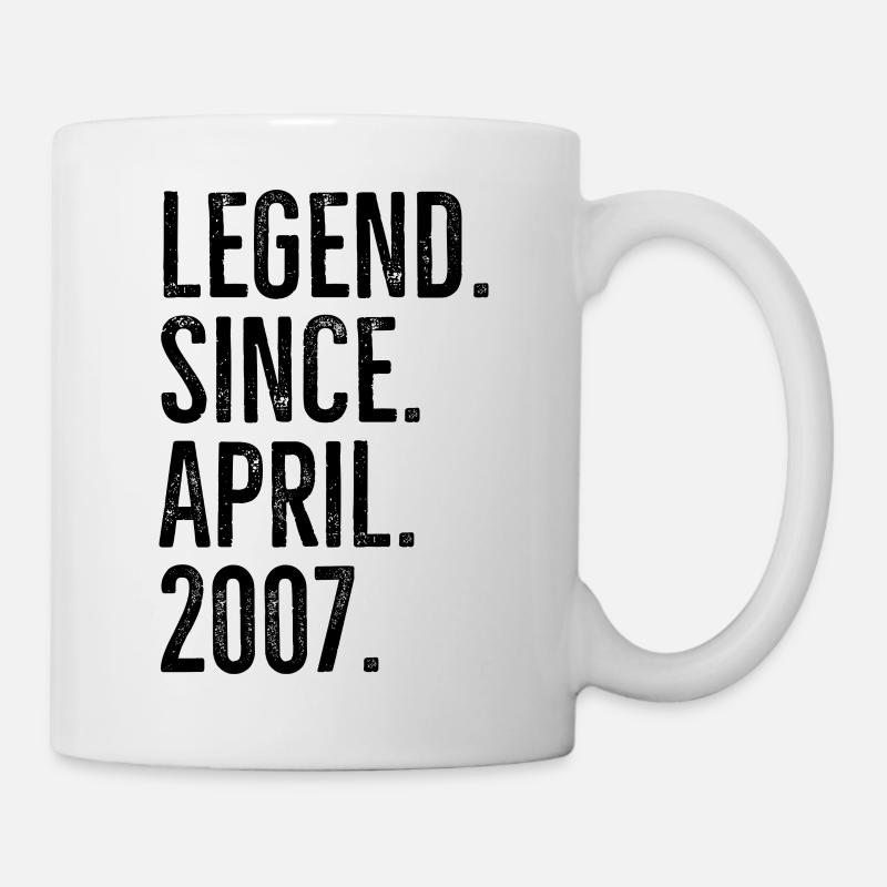 Legende seit April 2007 - Tasse - Weiß
