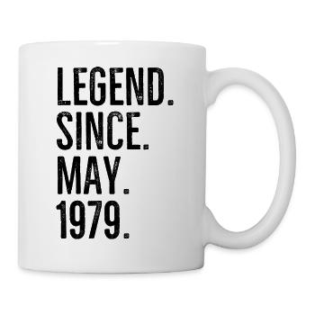 Légende depuis mai 1979 - Mug blanc - blanc - Droite