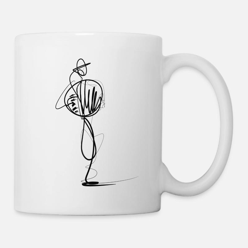Accordéon - Mug blanc - blanc