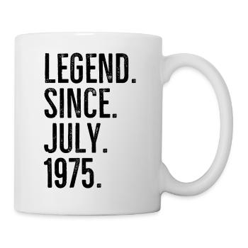 Légende depuis juillet 1975 - Mug blanc - blanc - Droite