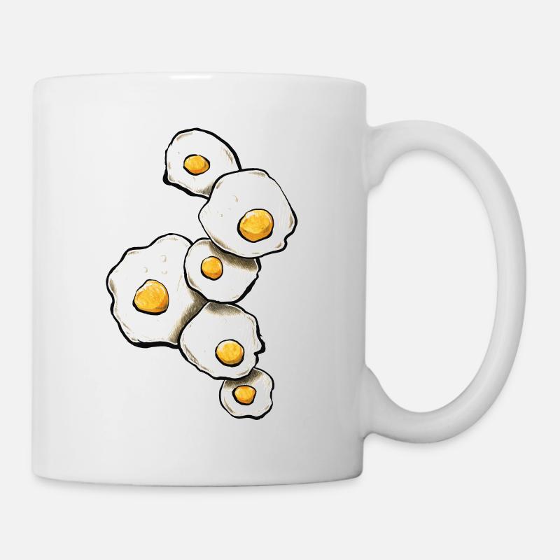 Spiegeleier - Tasse - Weiß