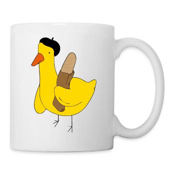 Jack the Duck - Tasse - Weiß - Rechts