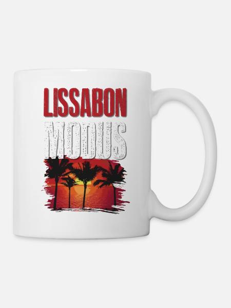 Lissabon Modus - Tasse - Weiß