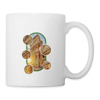 Rome Italie Ville Skyline Colisée Accueil Amour - Mug blanc - blanc - Droite
